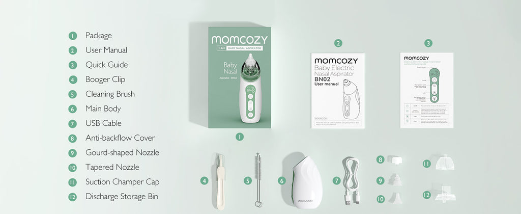 Momcozy™ Electric Nasal Aspirator with Soothing Lights & Music