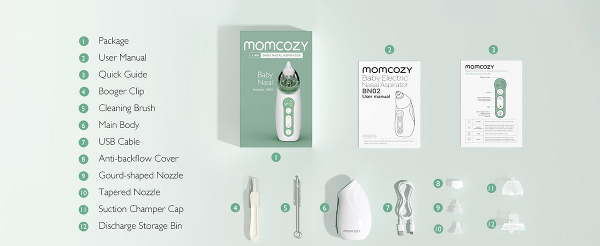 Momcozy™ Electric Nasal Aspirator with Soothing Lights & Music