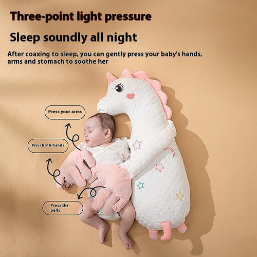 Baby Animal Shaped Soothing Pillow With Finger Flapping