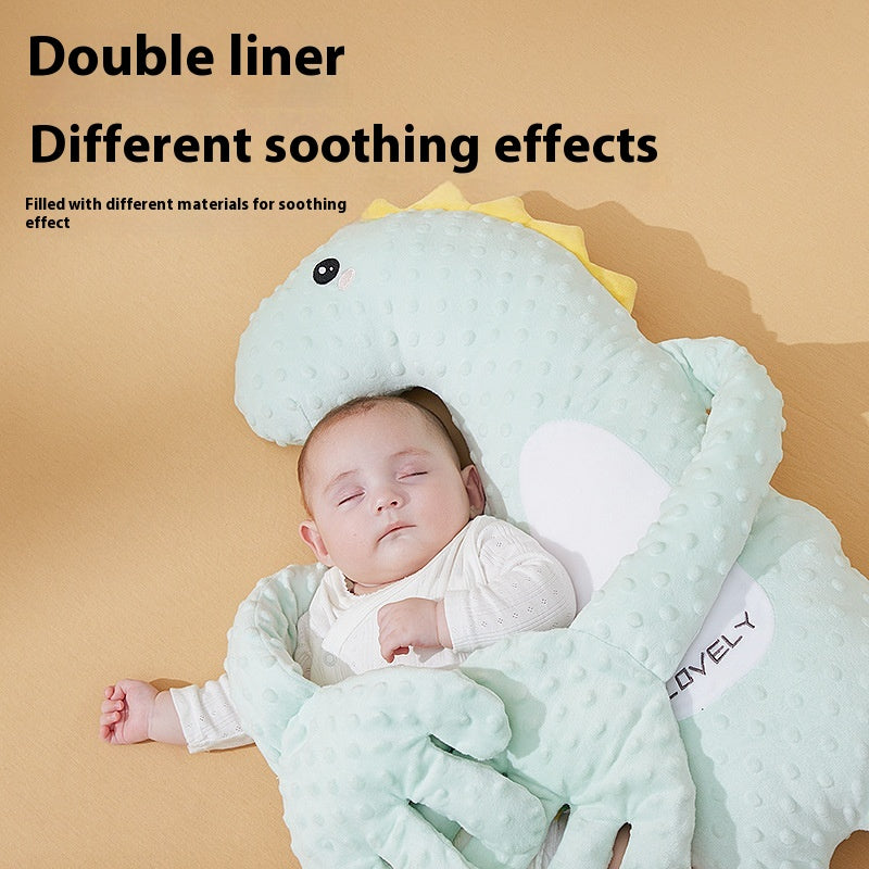 Baby Animal Shaped Soothing Pillow With Finger Flapping