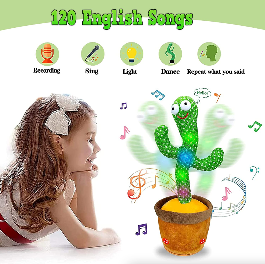 Dancing & Talking Cactus Plush Toy