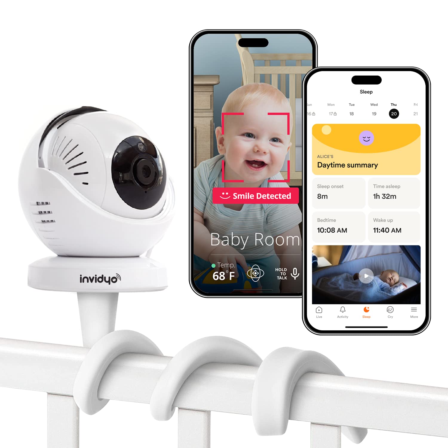 Smart WiFi Baby Monitor with Smartphone Access