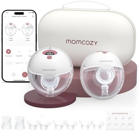 Momcozy M5™ Hands-Free App-Controlled Wearable Breast Pump (2-Pack)
