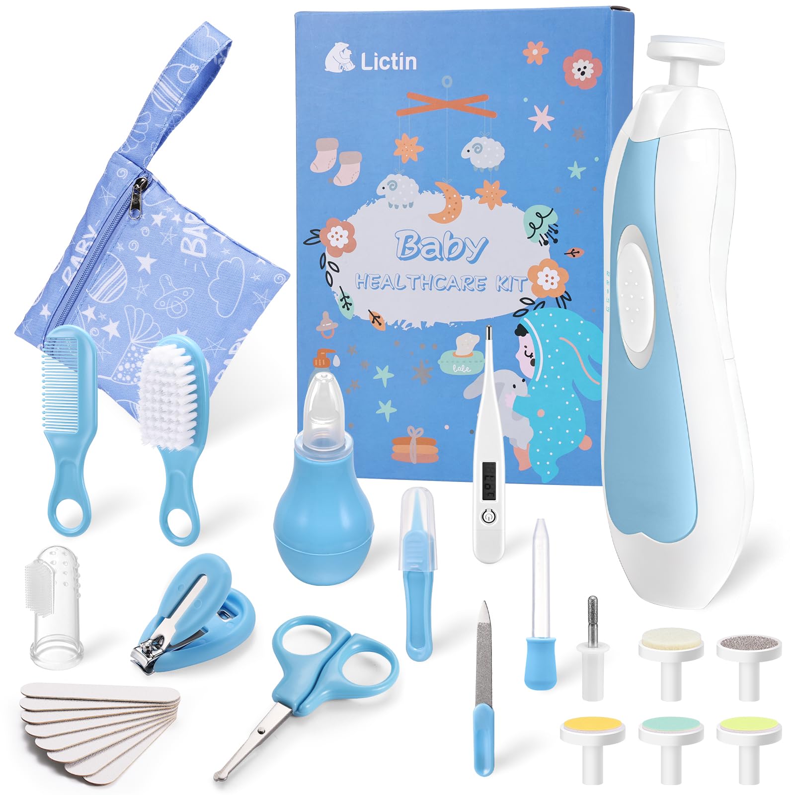 Lictin 31-Piece Baby Healthcare & Grooming Kit