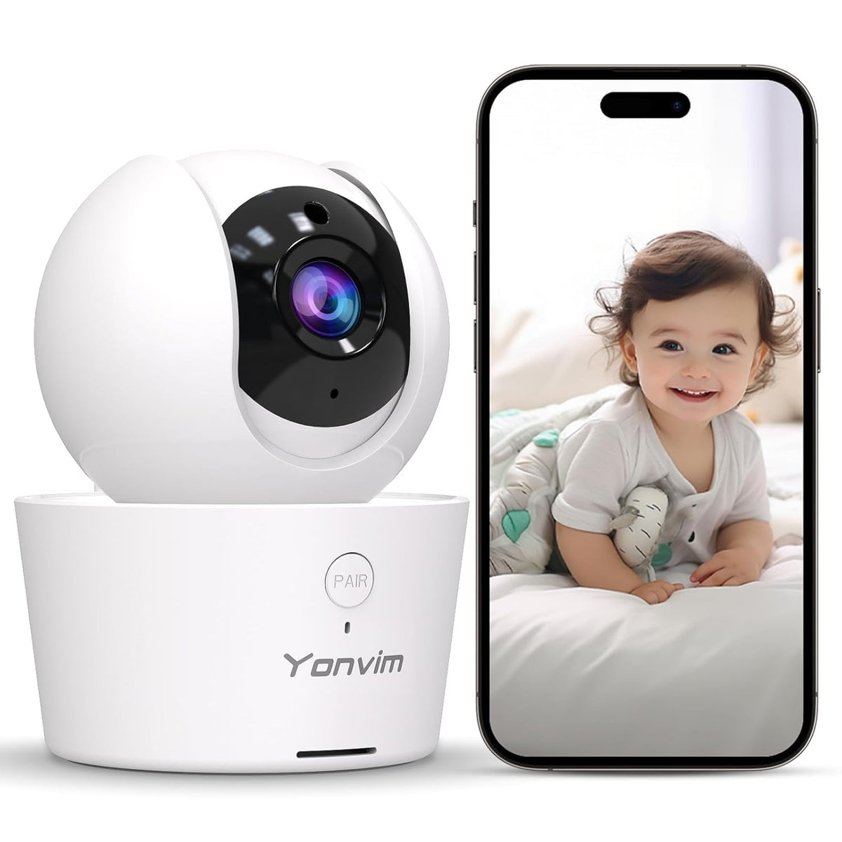 WatchNest™ 2K Smart Baby Monitor