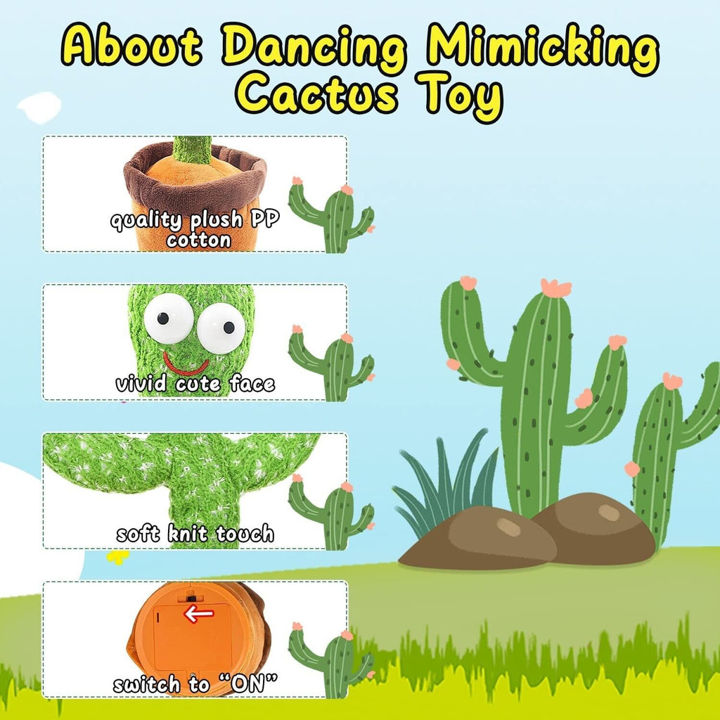 Dancing & Talking Cactus Plush Toy