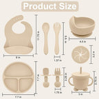TinyFeast™ Silicone Baby Feeding Set (8-Piece)