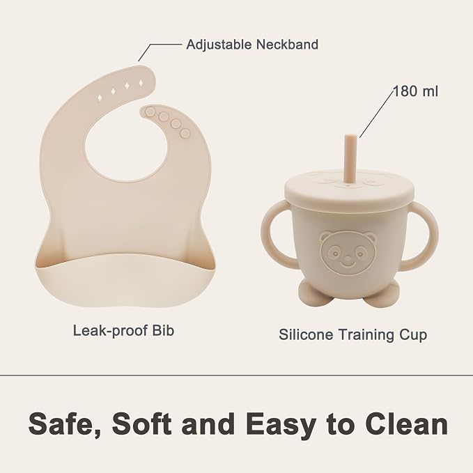 TinyFeast™ Silicone Baby Feeding Set (8-Piece)