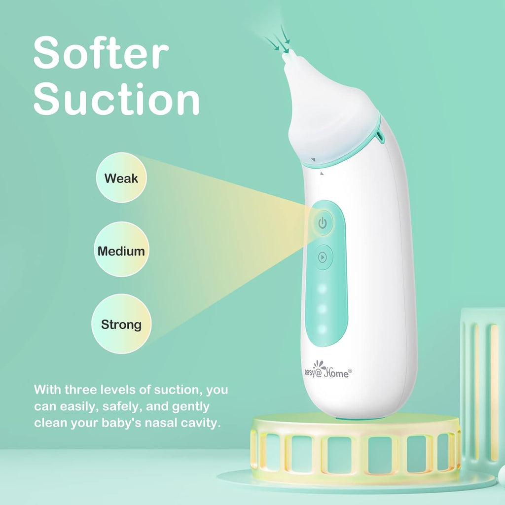 Electric Baby Nasal Aspirator with iOS & Android App-Controlled Camera