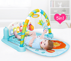 Baby Play Gym with Piano and Activity Mat