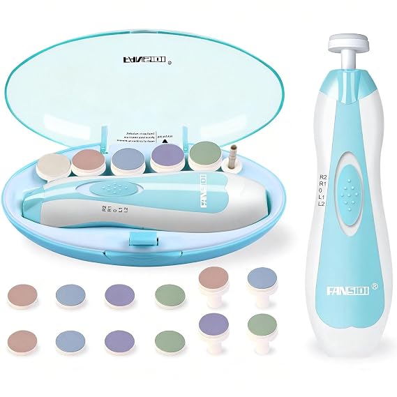 GentleTrim™ Electric Baby Nail Trimmer & Grooming Kit