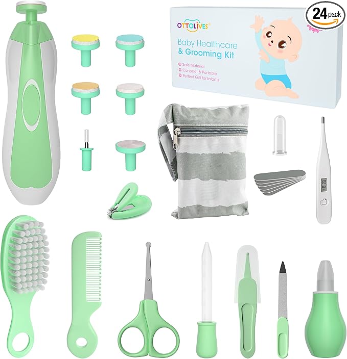 OTTOLIVES™ Baby Healthcare & Grooming Kit (24-Piece)