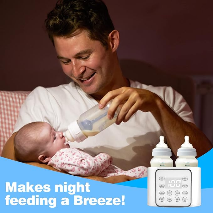 WarmNest™ 13-in-1 Smart Baby Bottle Warmer