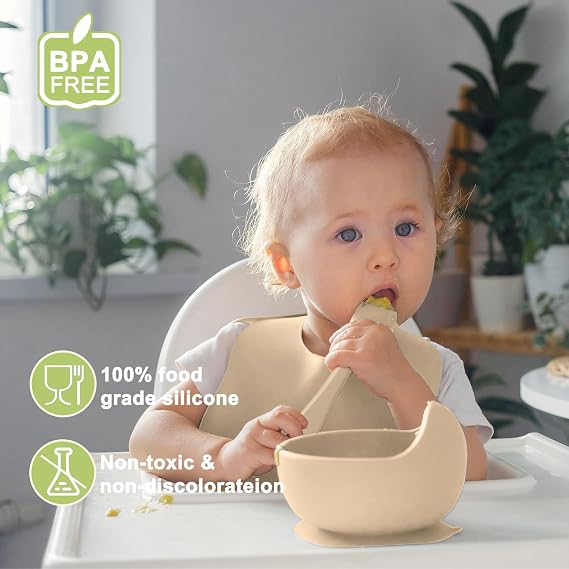 TinyFeast™ Silicone Baby Feeding Set (8-Piece)