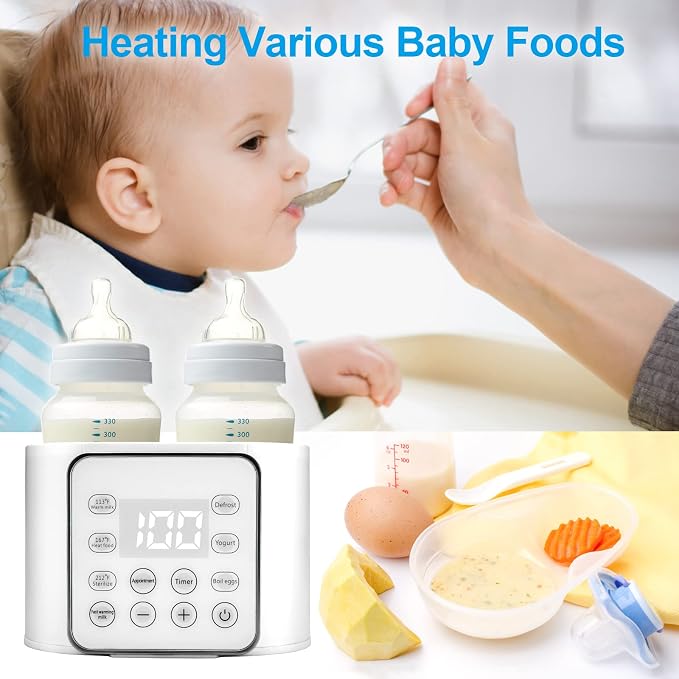 WarmNest™ 13-in-1 Smart Baby Bottle Warmer