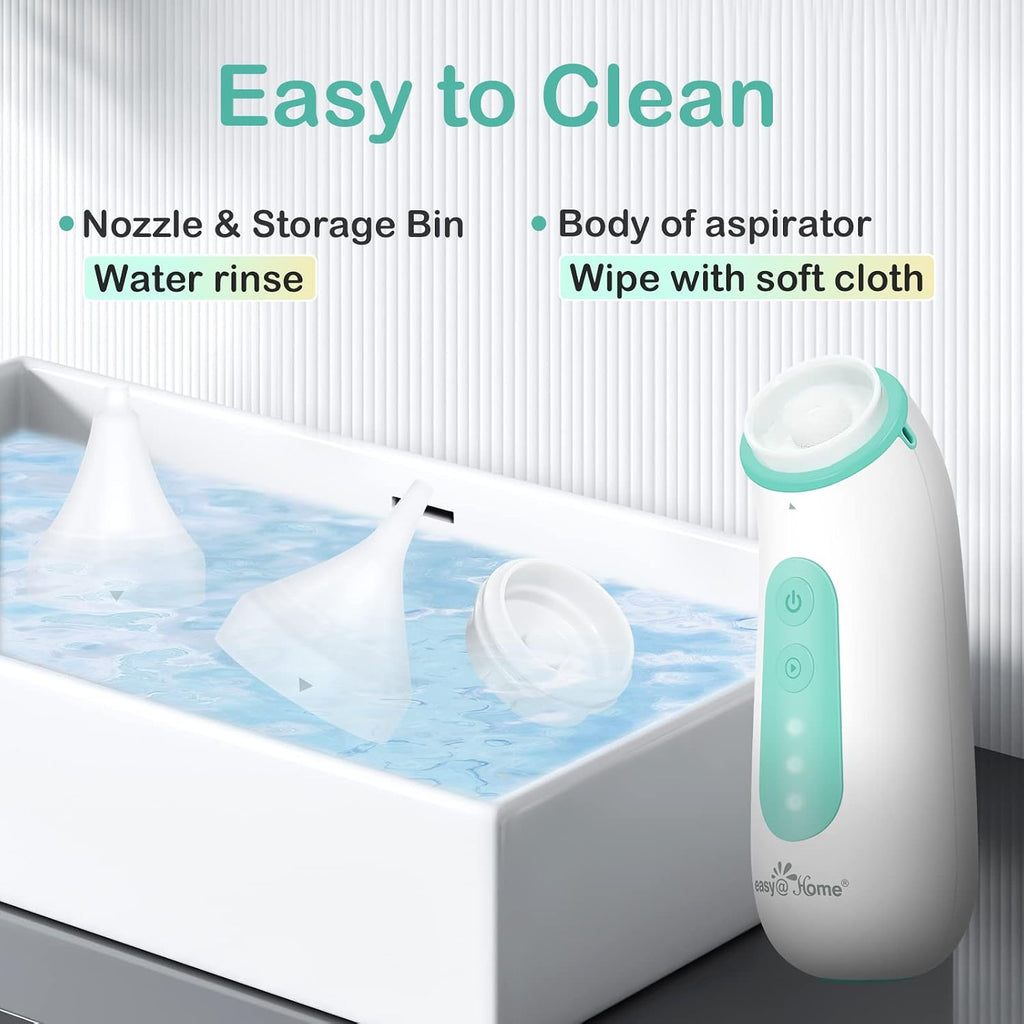 Electric Baby Nasal Aspirator with iOS & Android App-Controlled Camera