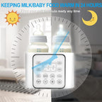 WarmNest™ 13-in-1 Smart Baby Bottle Warmer