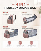 MamaGo™ Large Capacity Mommy Diaper Bag