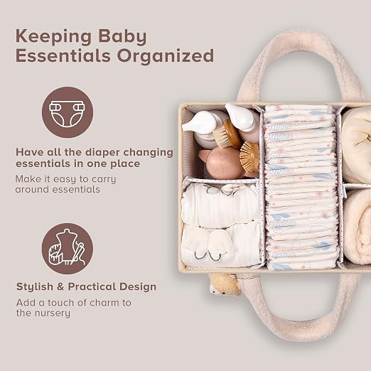 OrganiTote™ Waterproof Neoprene Diaper Caddy Organizer