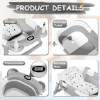 AquaFold™ Collapsible Baby Bathtub with Thermometer & Cushion