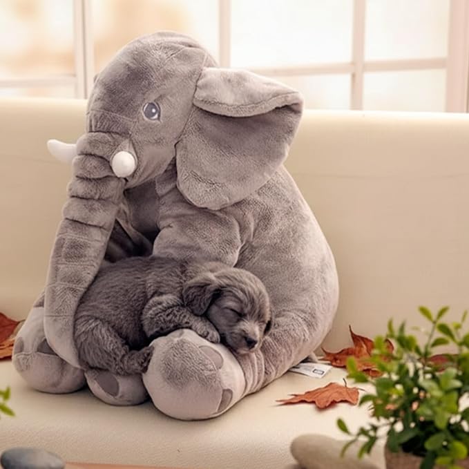 SnuggleEle™ Giant Elephant Plush Pillow