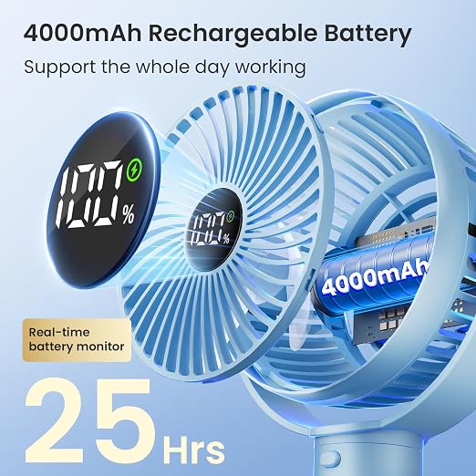 CoolBreeze™ Portable Stroller Fan with LED Display