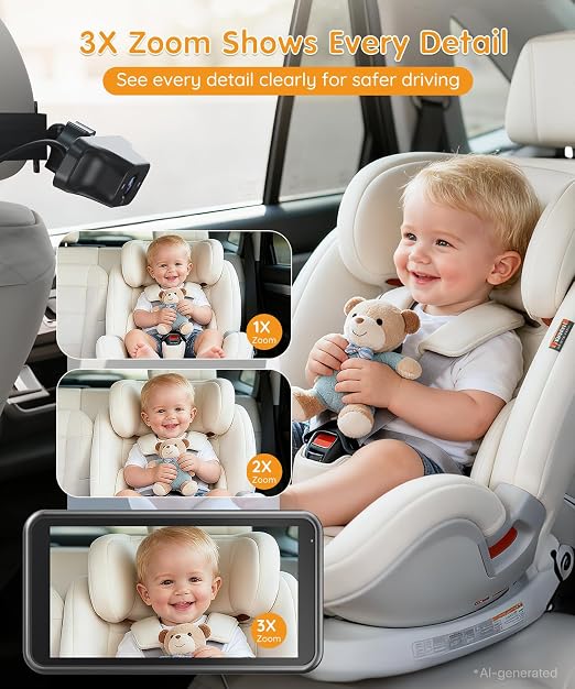 Babyvue™ HD Baby Car Camera Monitor