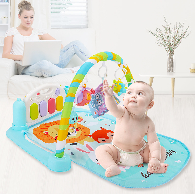 Baby Play Gym with Piano and Activity Mat