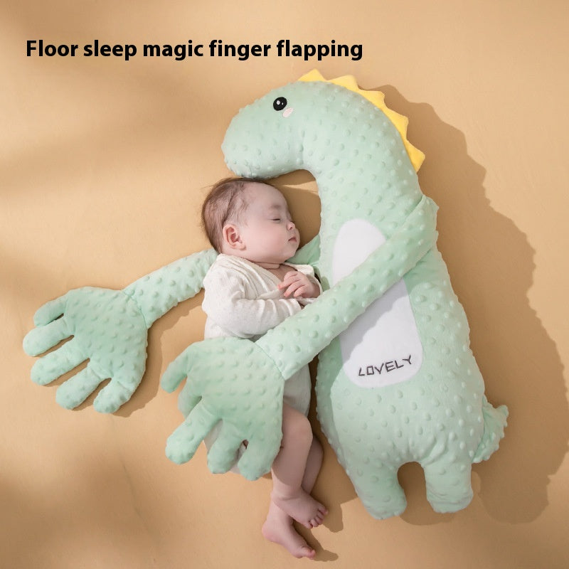Baby Animal Shaped Soothing Pillow With Finger Flapping