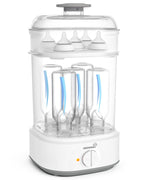 Bottle Sterilizer Baby Bottle Steam Sterilizer Electric Baby Bottle Sanitizer with Timer for Baby Bottles Pacifiers Pump Parts