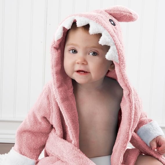BabyShark™ Hooded Bath Towel & Cozy Bath Robe