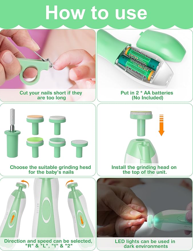 OTTOLIVES™ Baby Healthcare & Grooming Kit (24-Piece)