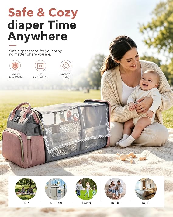 MamaGo™ Large Capacity Mommy Diaper Bag