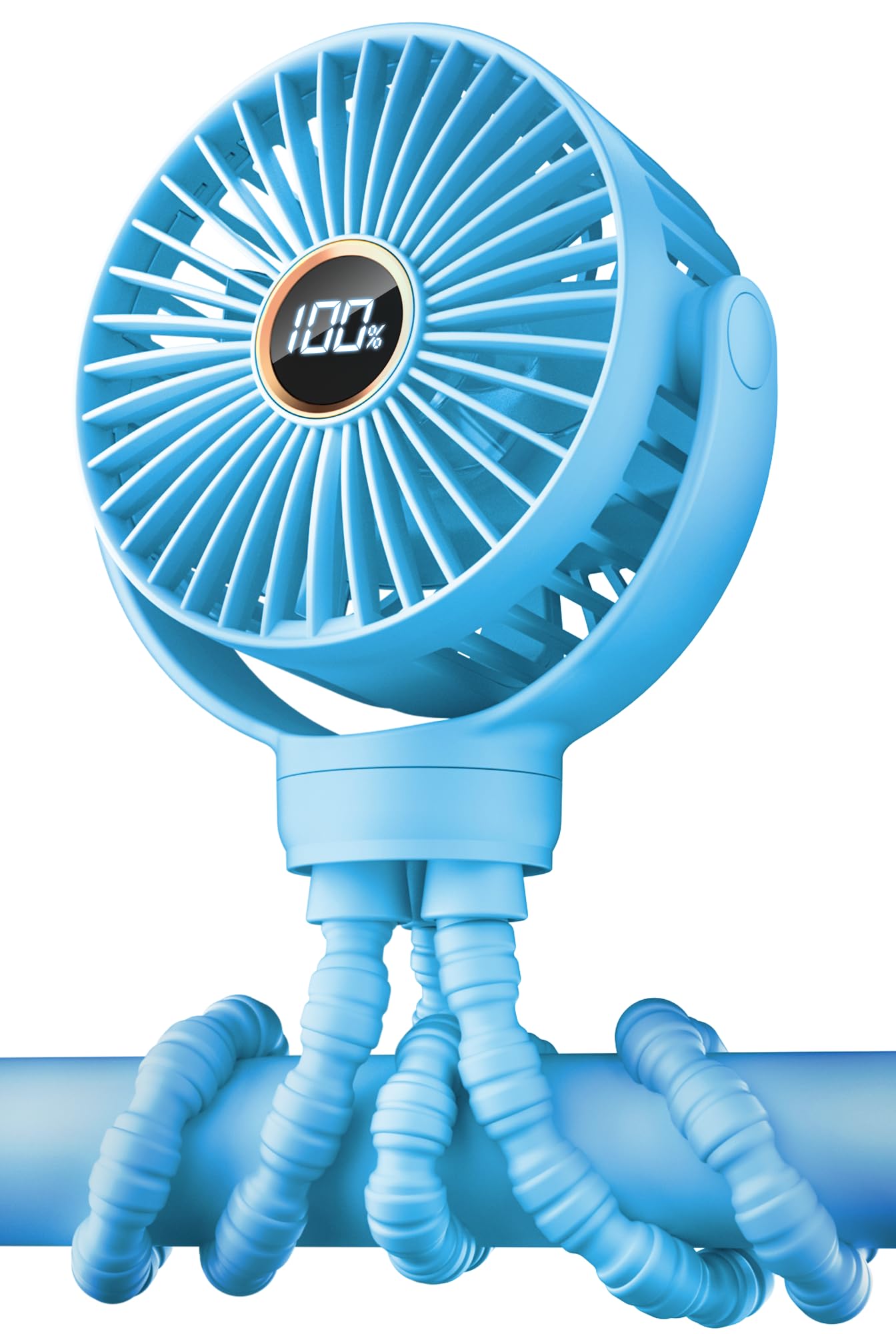 Portable Stroller Fan with LED Display