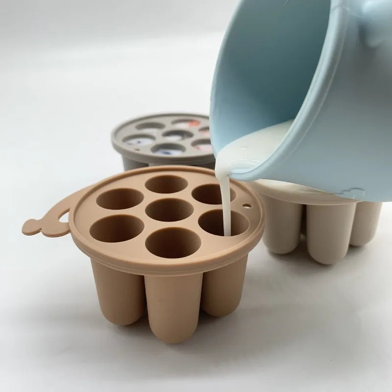 Silicone Fruit Feeder & Mini Freezer Tray Set