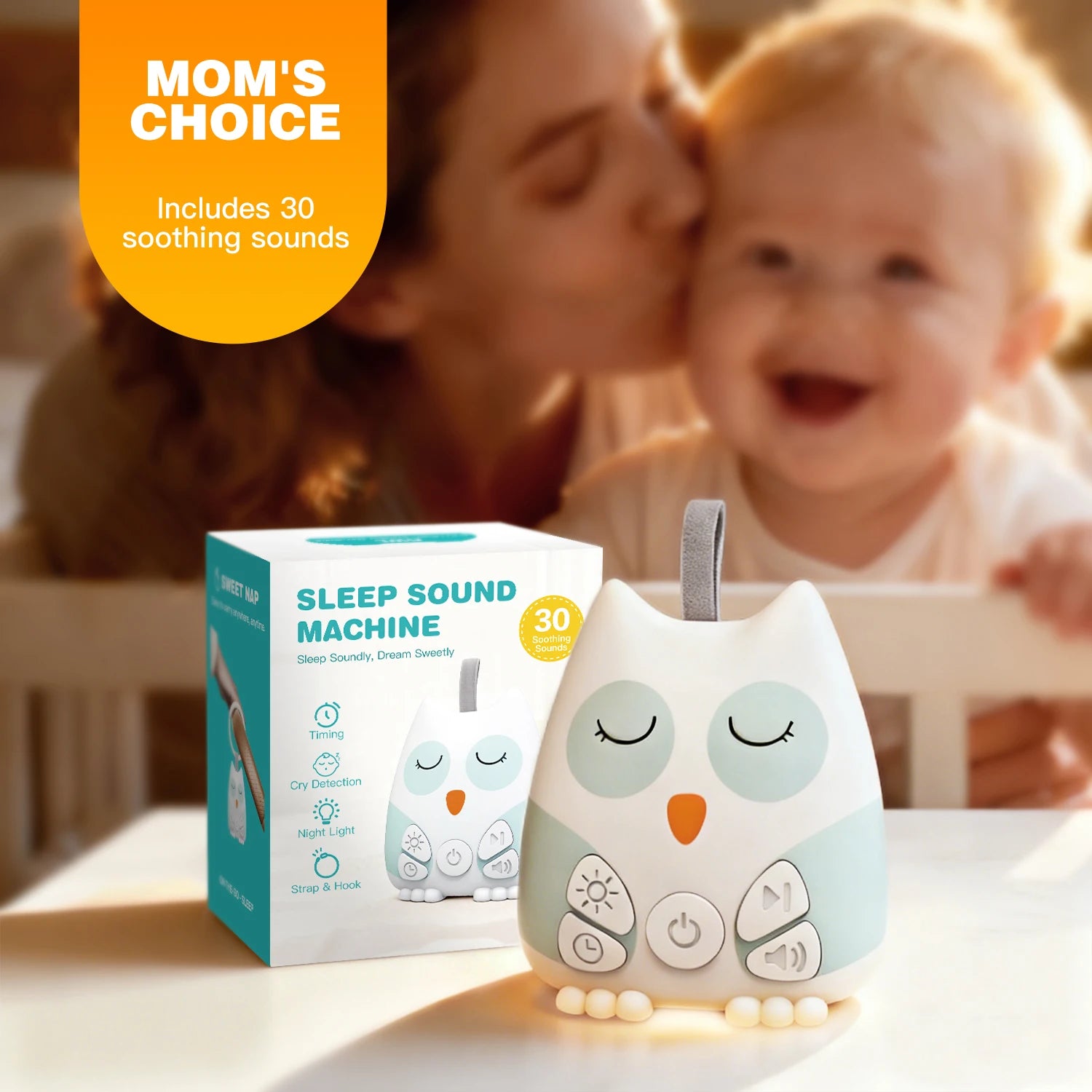 Portable White Noise Baby Sound Machine