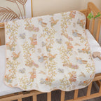 Cartoon Hooded Baby Bath Towel & Swaddle Blanket