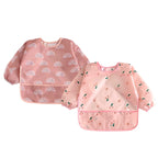 Waterproof Long Sleeve Baby Feeding Bib
