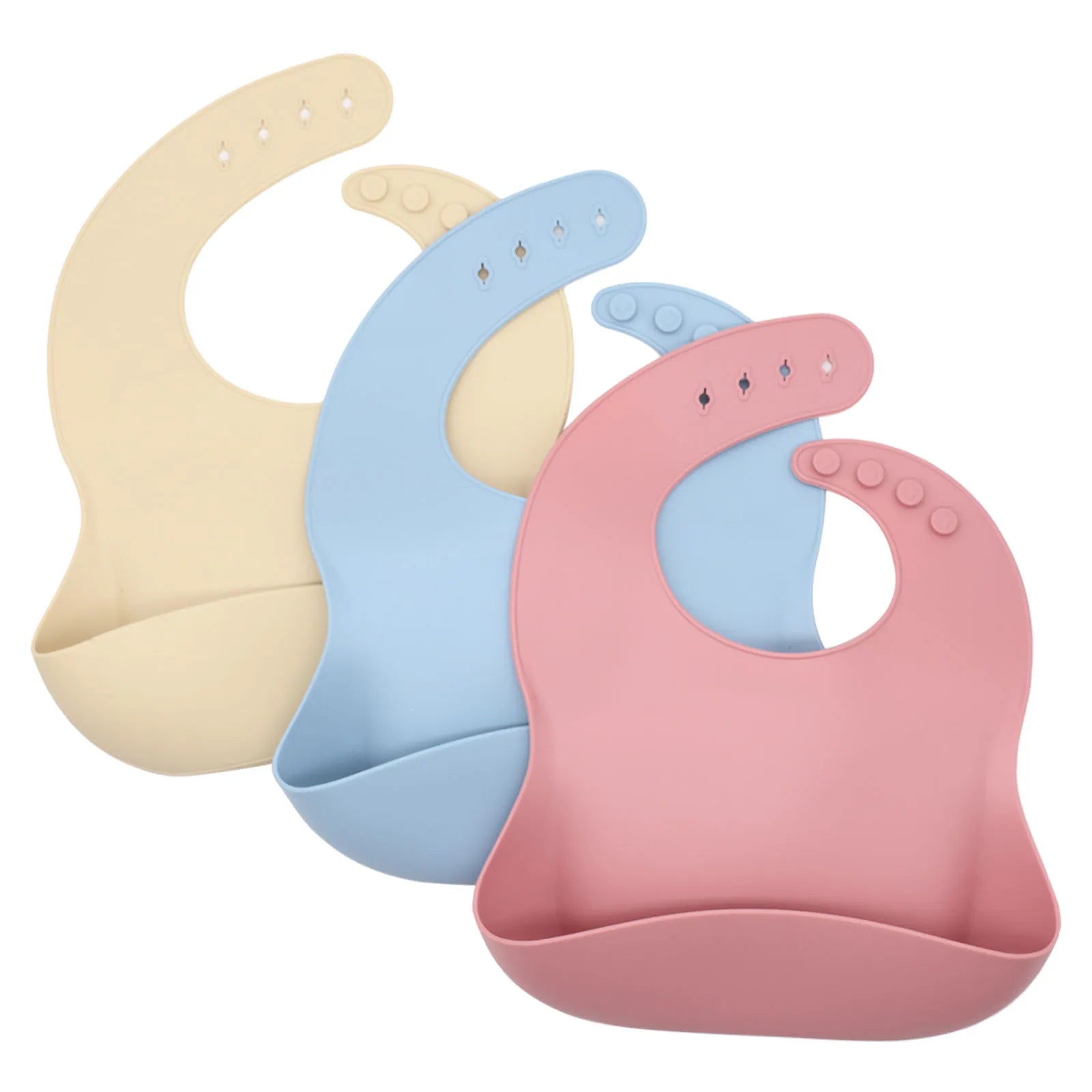 Adjustable Silicone Baby Feeding Bib