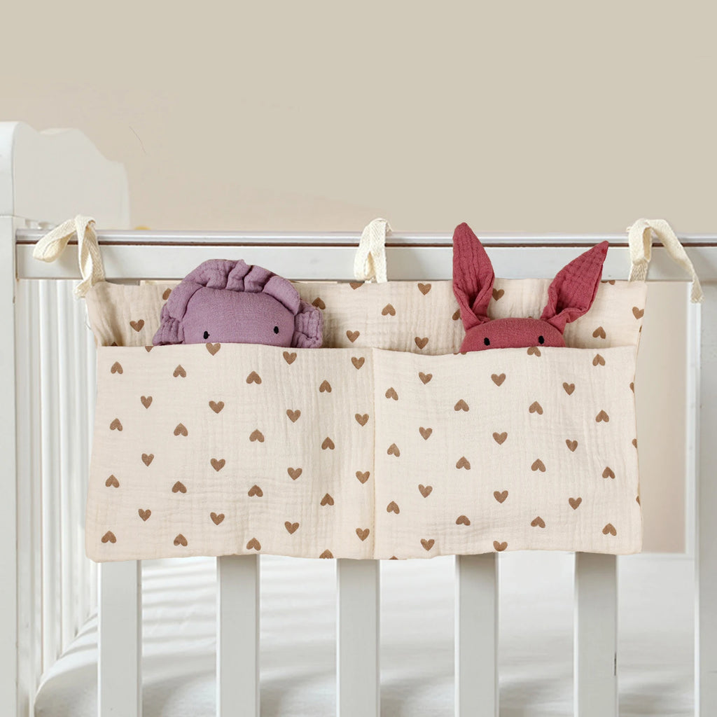 Baby Crib Storage Bag Organizer