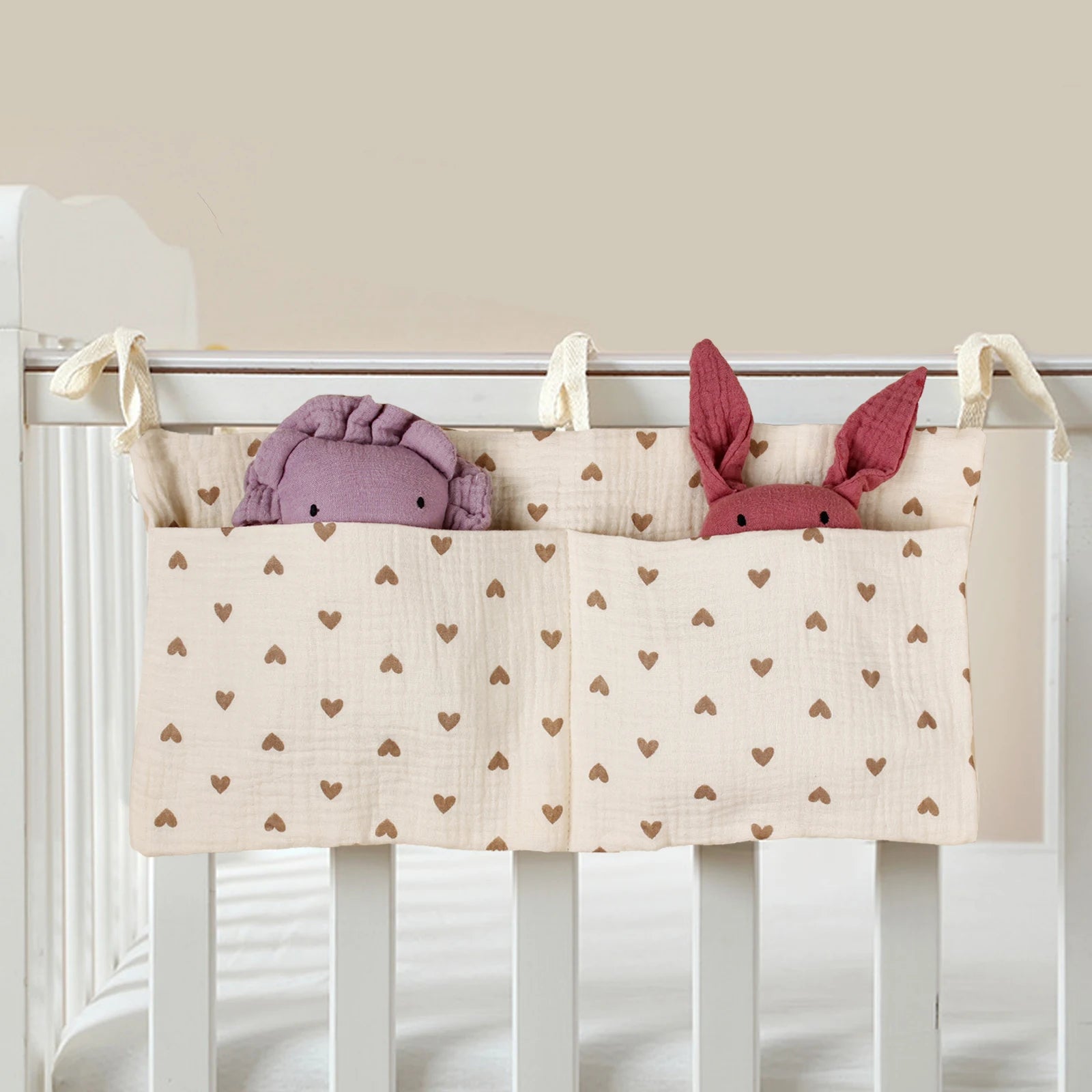 Baby Crib Storage Bag Organizer