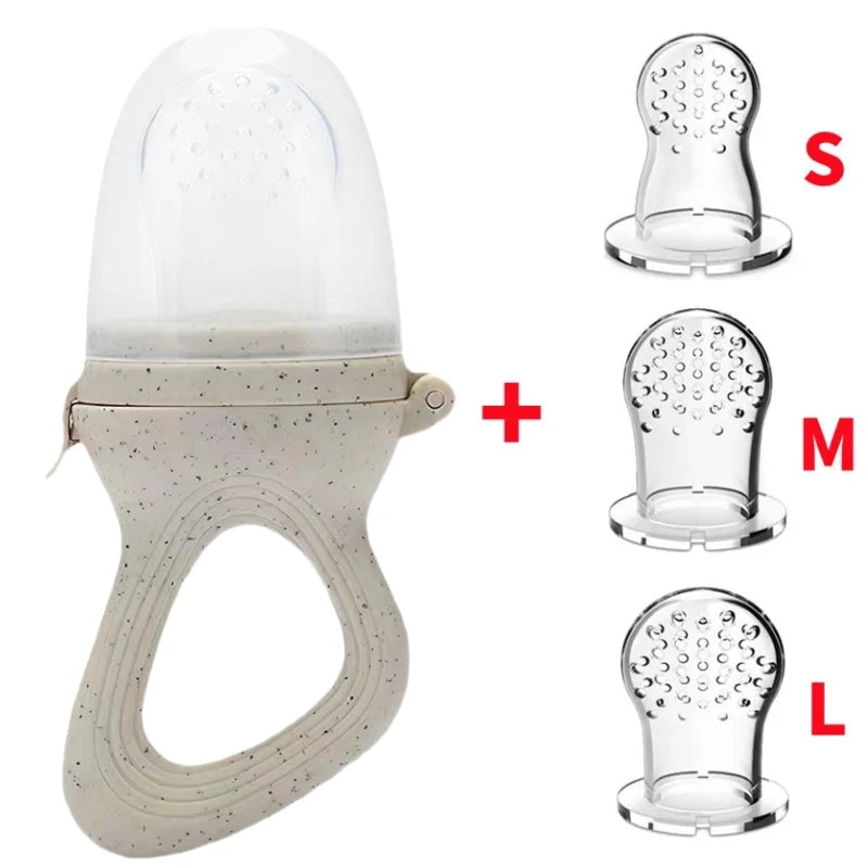 Silicone Fruit Feeder & Mini Freezer Tray Set