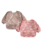 Waterproof Long Sleeve Baby Feeding Bib