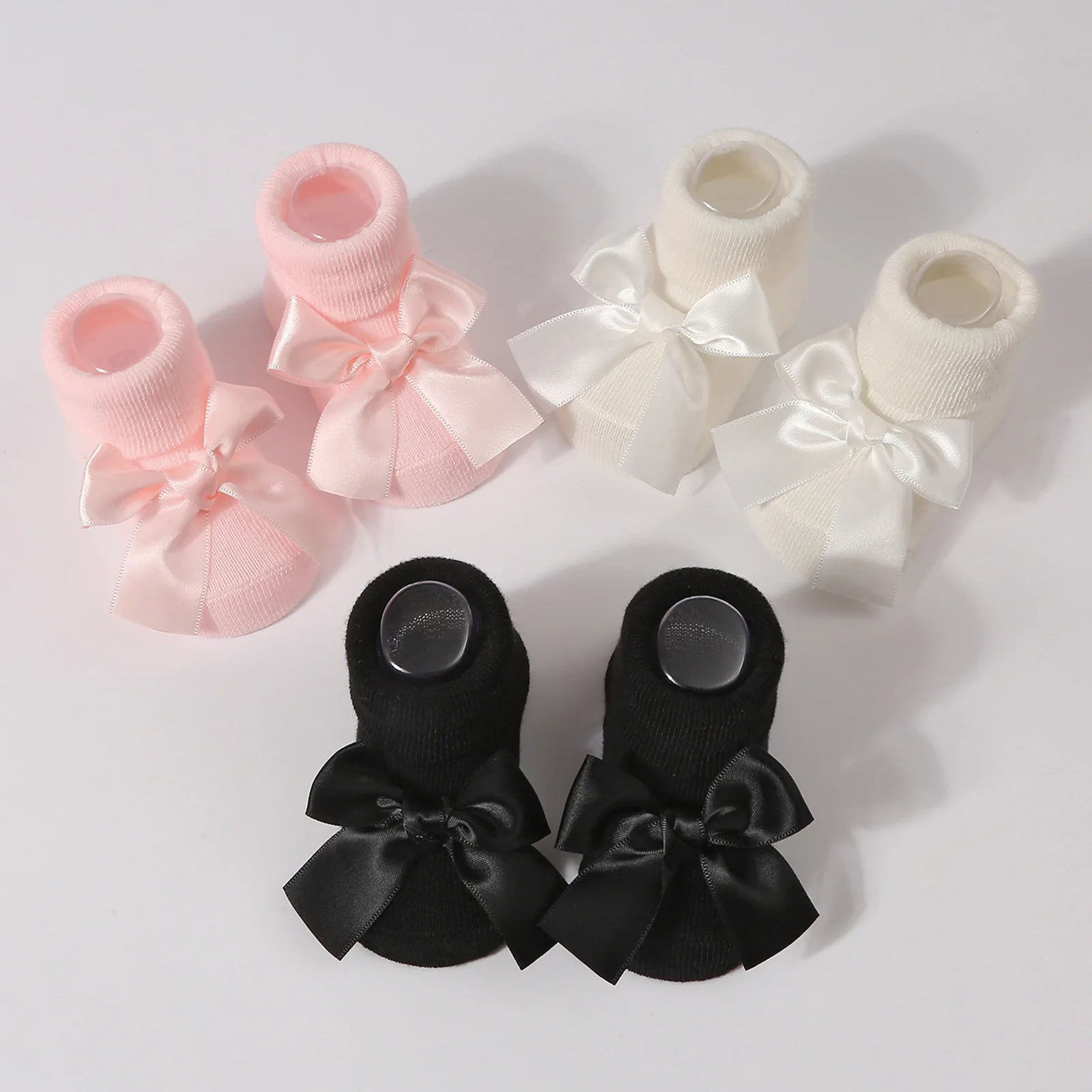 Bow Accent Baby Ankle Socks