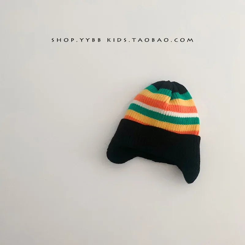 Bear Ear Knit Baby Winter Hat