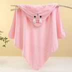 Hooded Baby Bath Towel & Swaddle Blanket