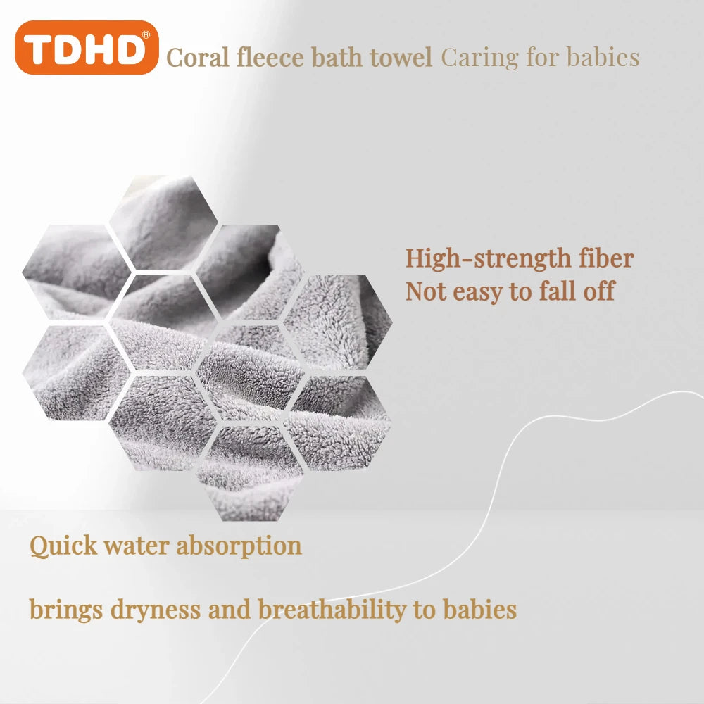 Animal Hooded Baby Bath Towel
