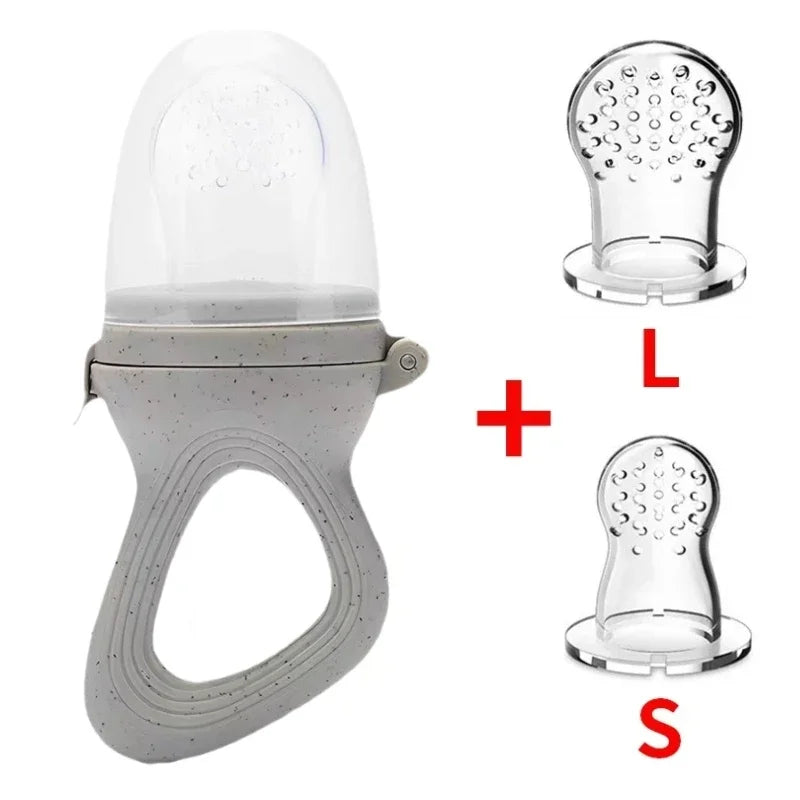 Silicone Fruit Feeder & Mini Freezer Tray Set