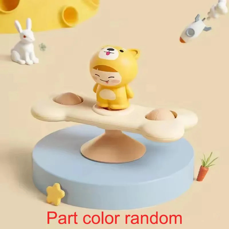 Cartoon Airplane Spinner Bath Toy - Table Stick