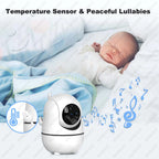 5-Inch Video Baby Monitor with PTZ Camera